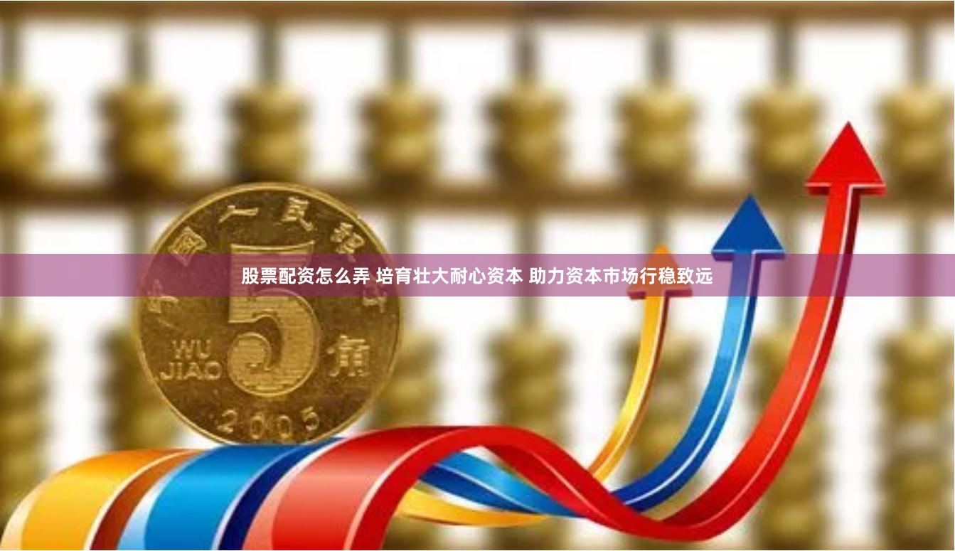 股票配资怎么弄 培育壮大耐心资本 助力资本市场行稳致远