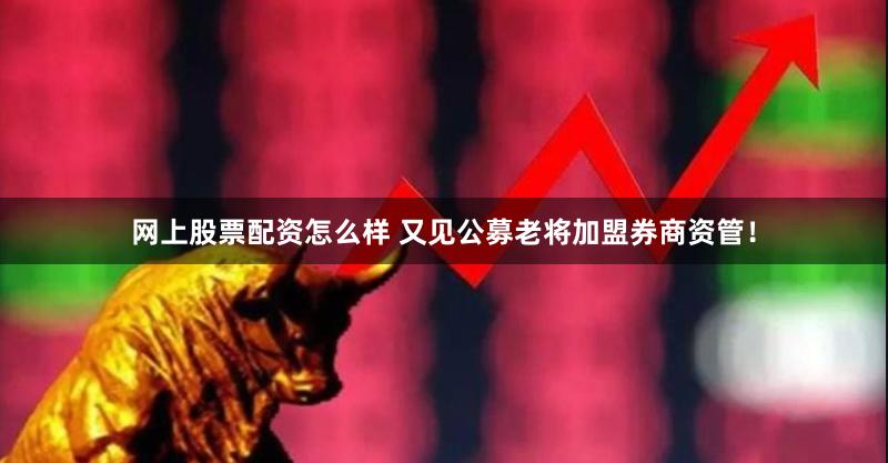 网上股票配资怎么样 又见公募老将加盟券商资管！